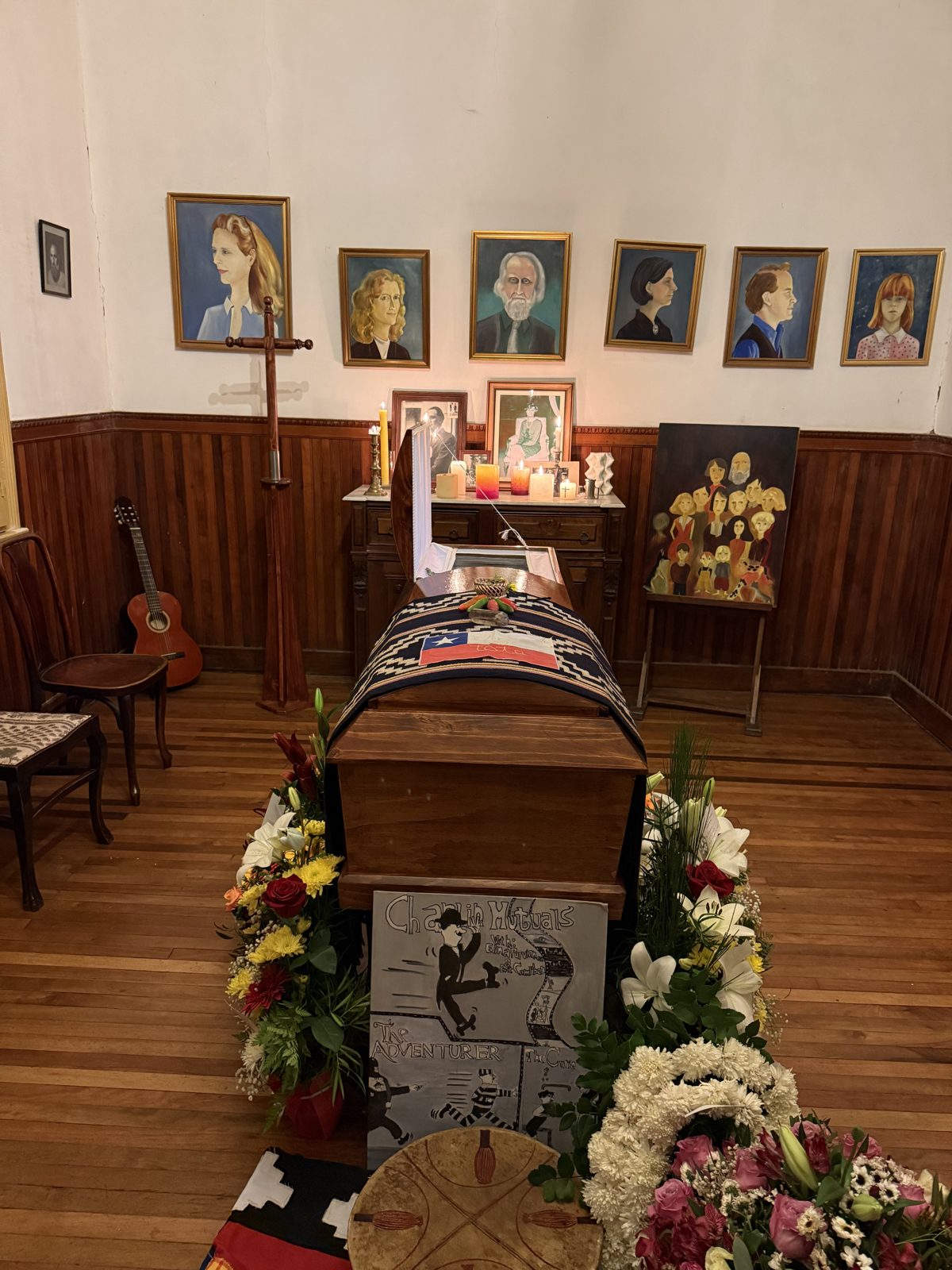Velorio de Gastón en su casa de Limache